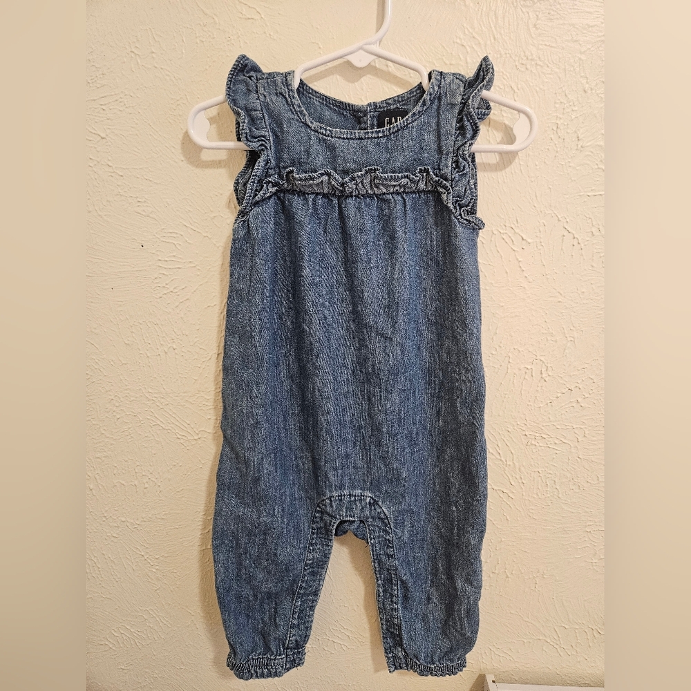GAP Baby Denim Romper